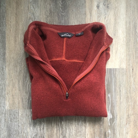 EUC Eddie Bauer 1/4 zip fleece - Picture 2 of 10